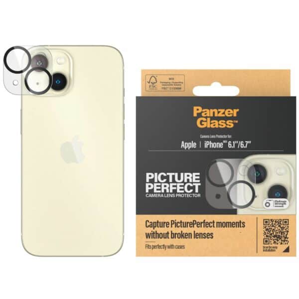 PanzerGlass Picture Perfect iPhone 15 / 15 Plus Camera lens protector