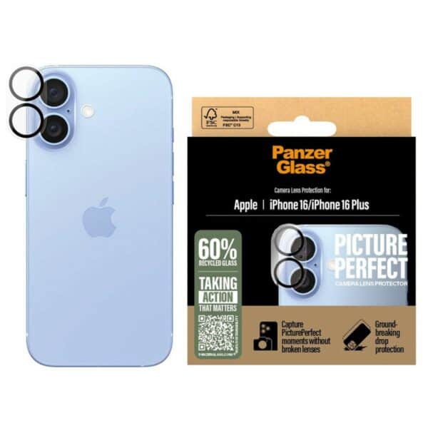PanzerGlass PicturePerfect Lens Protector iPhone 16 / 16 Plus
