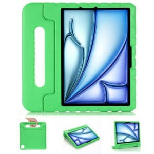 Solidenz EVA iPad Hoes voor kids - iPad Air 6 (M3 en M2) en iPad Pro 2024 - Groen Main Image