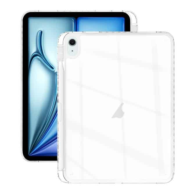 Backcase iPad Air 6 (M3 en M2) - 13 inch - Pencilholder - Transparent Main Image