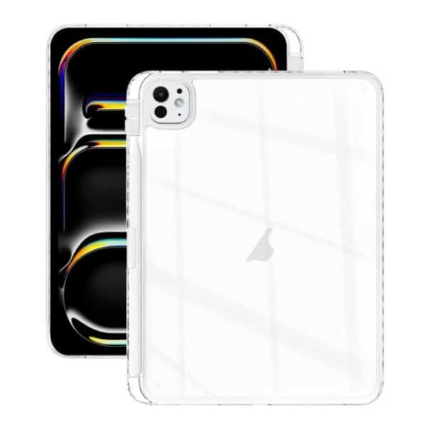 Backcase iPad Pro 2024 - 13 inch - Pencilholder - Transparent