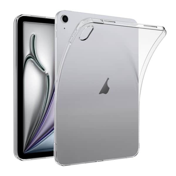 Siliconen Backcase iPad Air 6 (M3 en M2) - 11 inch - Transparent