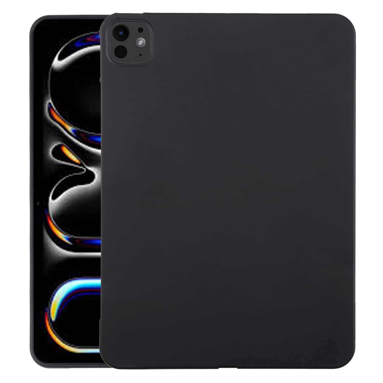 Siliconen Backcase iPad Pro 2024 - 11 inch - Matt black Main Image