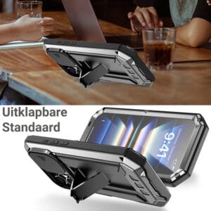 Stofdicht metalen hoes iPhone 16 Plus - Zwart - 3