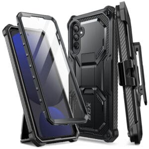 Armorbox Samsung Galaxy S24 FE hoesje met screen protector - Zwart Main Image