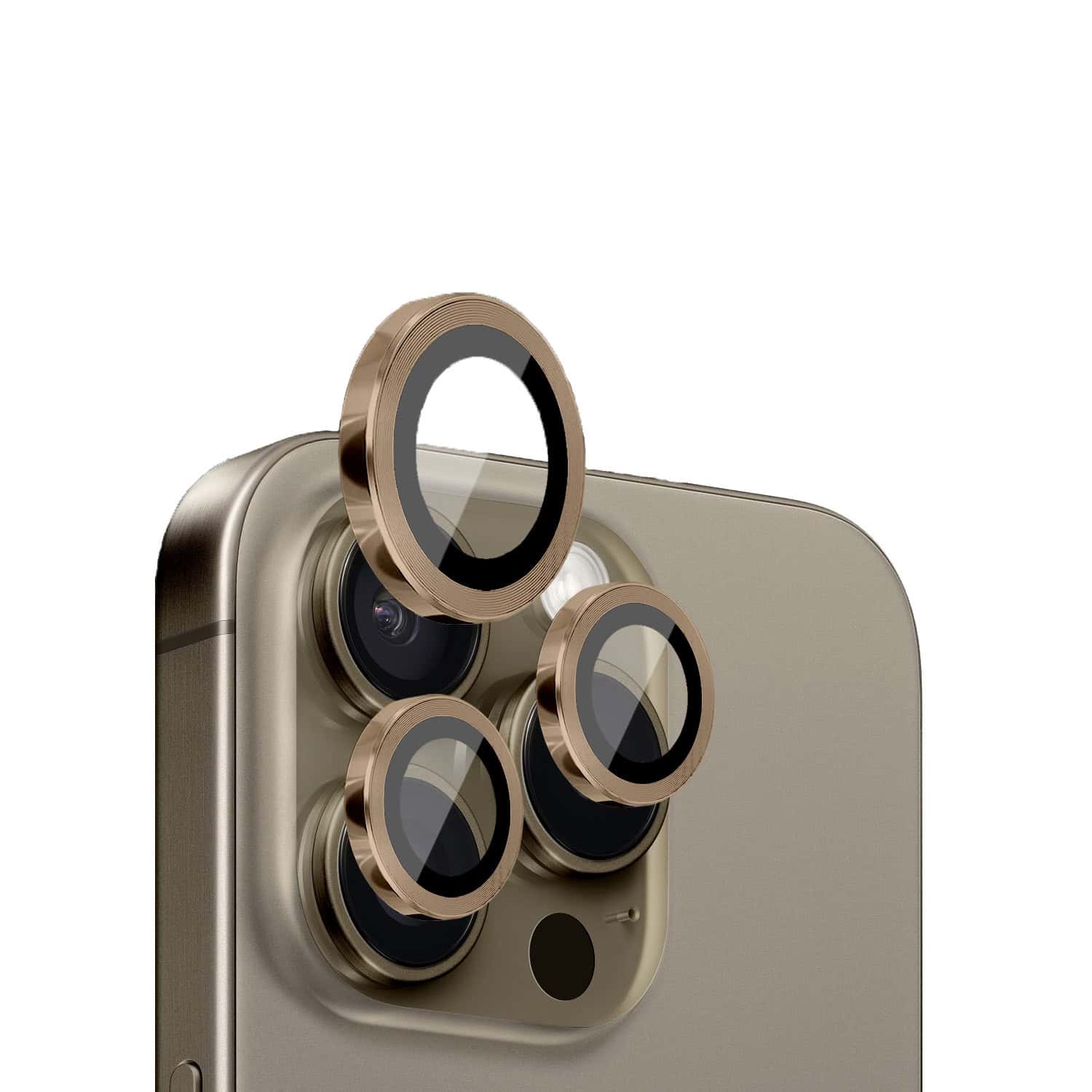 Solidenz Cameralens only protector iPhone 16 Pro / 16 Pro Max - Desert Titanium Main Image