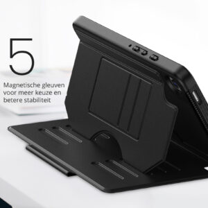 Solidenz Magnetische hoes Samsung Galaxy Tab A9 - 8.7 inch - Zwart - 2