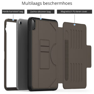 Solidenz Magnetische hoes iPad 11 en iPad 10 - 10.9 inch - Bruin - 1
