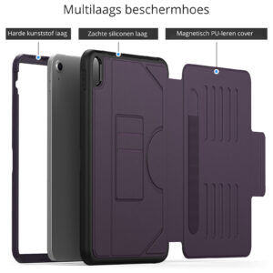 Solidenz Magnetische hoes iPad 11 en iPad 10 - 10.9 inch - Paars - 1