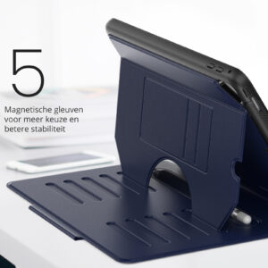 Solidenz Magnetische hoes iPad 2018 / iPad 2017 / Air 2 - 9.7 inch - Blauw - 2