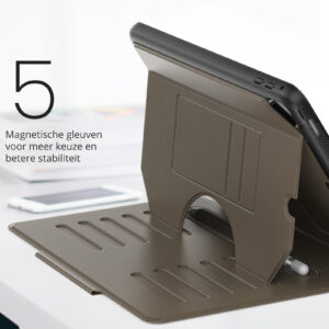 Solidenz Magnetische hoes iPad 2018 / iPad 2017 / Air 2 - 9.7 inch - Bruin - 2