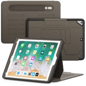 Solidenz Magnetische hoes iPad 2018 / iPad 2017 / Air 2 - 9.7 inch - Bruin - 8