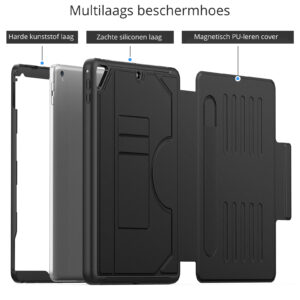 Solidenz Magnetische hoes iPad 2018 / iPad 2017 / Air 2 - 9.7 inch - Zwart - 1