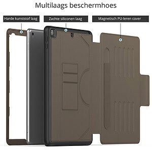 Solidenz Magnetische hoes iPad 9 2021 / iPad 8 2020 / iPad 7 2019 - 10.2 inch - Bruin - 1