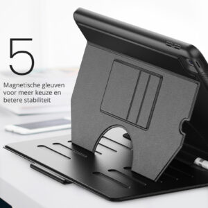 Solidenz Magnetische hoes iPad 9 2021 / iPad 8 2020 / iPad 7 2019 - 10.2 inch - Zwart - 2