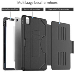 Solidenz Magnetische hoes iPad Air 5 / Air 4 - 10.9 inch - Zwart - 1