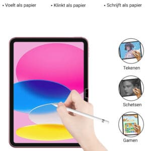 Solidenz Matte Paper Feel voor tekenen Screen Protector iPad 11 en iPad 10 - 10.9 inch - 2