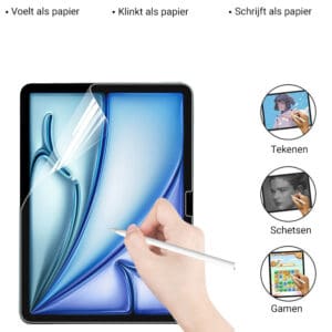 Solidenz Matte Paper Feel voor tekenen Screen Protector iPad Air 6 (M3 en M2) - 13 inch - 2