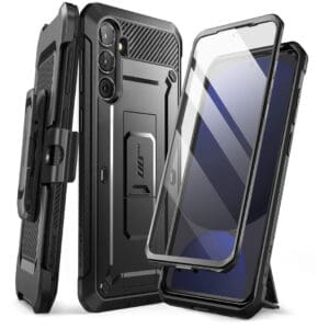 Supcase UB Pro hoesje met screenprotector Samsung Galaxy S24 FE - Zwart Main Image