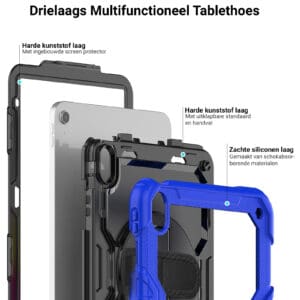 Turtle Shift Extreme Protection 360 Backcase Hoes iPad 11 en iPad 10 - 10.9 inch - Blauw - 2
