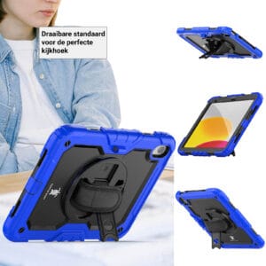 Turtle Shift Extreme Protection 360 Backcase Hoes iPad 11 en iPad 10 - 10.9 inch - Blauw - 4