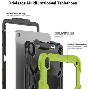 Turtle Shift Extreme Protection 360 Backcase Hoes iPad 11 en iPad 10 - 10.9 inch - Groen - 2