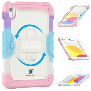 Turtle Shift Extreme Protection 360 Backcase Hoes iPad 11 en iPad 10 - 10.9 inch - Regenboog - 9