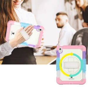 Turtle Shift Extreme Protection 360 Backcase Hoes iPad 11 en iPad 10 - 10.9 inch - Regenboog - 2