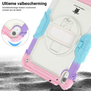 Turtle Shift Extreme Protection 360 Backcase Hoes iPad 11 en iPad 10 - 10.9 inch - Regenboog - 7