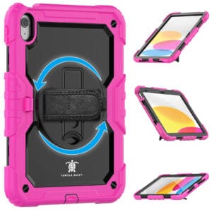 Turtle Shift Extreme Protection 360 Backcase Hoes iPad 11 en iPad 10 - 10.9 inch - Roze - 9