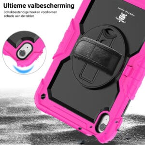 Turtle Shift Extreme Protection 360 Backcase Hoes iPad 11 en iPad 10 - 10.9 inch - Roze - 7