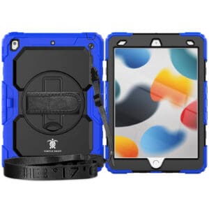 Turtle Shift Extreme Protection 360 Backcase Hoes iPad 9 2021 / iPad 8 2020 / iPad 7 2019 - 10.2 inch - Blauw - 1