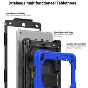 Turtle Shift Extreme Protection 360 Backcase Hoes iPad 9 2021 / iPad 8 2020 / iPad 7 2019 - 10.2 inch - Blauw - 2