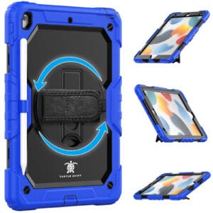Turtle Shift Extreme Protection 360 Backcase Hoes iPad 9 2021 / iPad 8 2020 / iPad 7 2019 - 10.2 inch - Blauw - 8