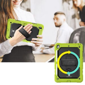 Turtle Shift Extreme Protection 360 Backcase Hoes iPad 9 2021 / iPad 8 2020 / iPad 7 2019 - 10.2 inch - Groen - 3