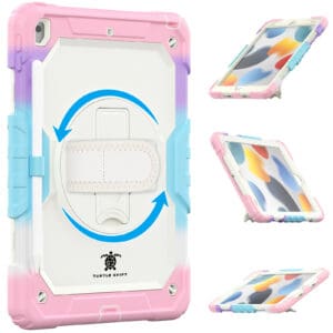 Turtle Shift Extreme Protection 360 Backcase Hoes iPad 9 2021 / iPad 8 2020 / iPad 7 2019 - 10.2 inch - Regenboog - 8