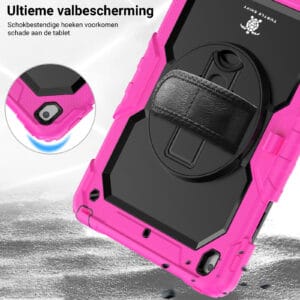 Turtle Shift Extreme Protection 360 Backcase Hoes iPad 9 2021 / iPad 8 2020 / iPad 7 2019 - 10.2 inch - Roze - 7
