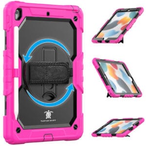 Turtle Shift Extreme Protection 360 Backcase Hoes iPad 9 2021 / iPad 8 2020 / iPad 7 2019 - 10.2 inch - Roze - 8