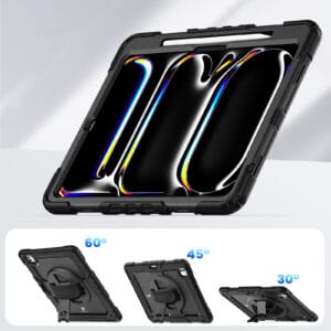 Turtle Shift Extreme Protection 360 Backcase Hoes iPad Pro M4 2024 - 13 inch - Zwart - 5