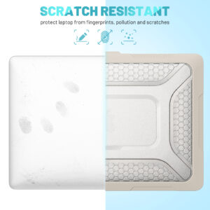 Turtle Shift Laptopcover Shield MacBook Air 13' inch - 2020 en 2018 - A2337 / A2179 / A1932 - Beige - 9