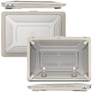 Turtle Shift Laptopcover Shield MacBook Air 13' inch - 2020 en 2018 - A2337 / A2179 / A1932 - Beige - 5