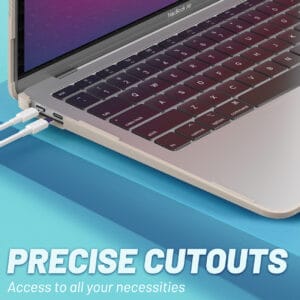 Turtle Shift Laptopcover Shield MacBook Air 13' inch - 2020 en 2018 - A2337 / A2179 / A1932 - Beige - 8