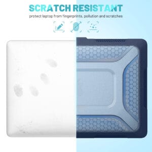 Turtle Shift Laptopcover Shield MacBook Air 13' inch - 2020 en 2018 - A2337 / A2179 / A1932 - Blauw - 9