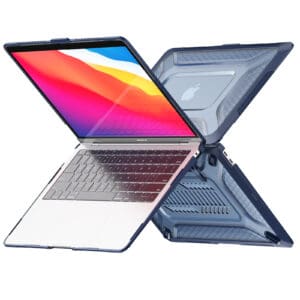 Turtle Shift Laptopcover Shield MacBook Air 13' inch - 2020 en 2018 - A2337 / A2179 / A1932 - Blauw - 11