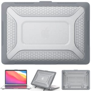 Turtle Shift Laptopcover Shield MacBook Air 13' inch - 2020 en 2018 - A2337 / A2179 / A1932 - Grijs Main Image