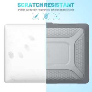 Turtle Shift Laptopcover Shield MacBook Air 13' inch - 2020 en 2018 - A2337 / A2179 / A1932 - Grijs - 9