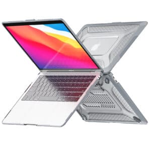 Turtle Shift Laptopcover Shield MacBook Air 13' inch - 2020 en 2018 - A2337 / A2179 / A1932 - Grijs - 11