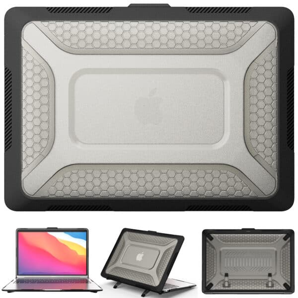 Turtle Shift Laptopcover Shield MacBook Air 13' inch - 2020 en 2018 - A2337 / A2179 / A1932 - Zwart