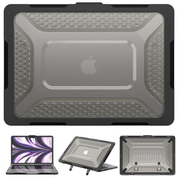 Turtle Shift Laptopcover Shield MacBook Air 13.6' inch - 2024 / 2022 - A2681 / A3113 - Zwart