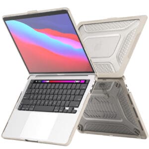 Turtle Shift Laptopcover Shield MacBook Pro 13' inch - 2022 / 2020 / 2018 - A2338 / A2289 / A2251 / A2159 / A1989 / A1706 / A1708 - Beige - 11